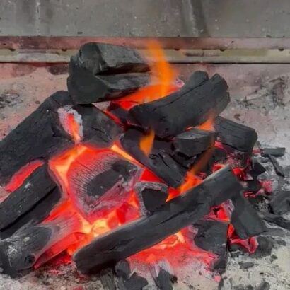فحم الجوزرين النباتي لغرض المشاوي